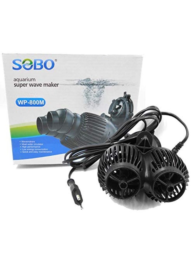 SOBO Aquarium Natural Ecological Submersible Circulation Double Power Rotatable Wave Maker - WP-800M Pump Flow Max (20000L/H) - Image 1
